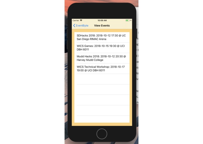 EventByte – screenshot 4