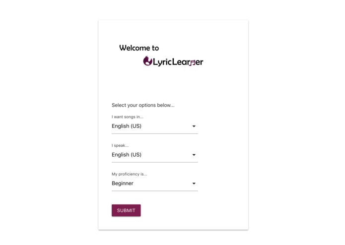 LyricLearner – screenshot 1