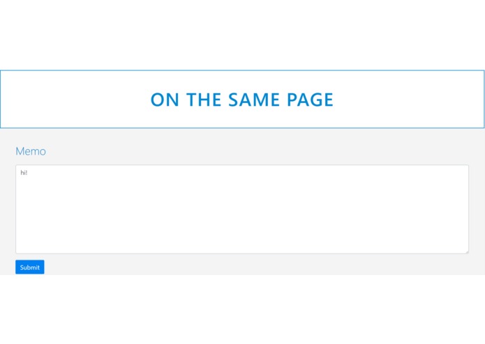 On The Same Page – screenshot 1