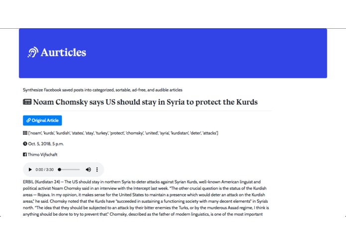 aurticles – screenshot 2