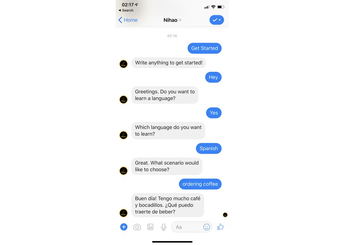 Langlearn bot – screenshot 3