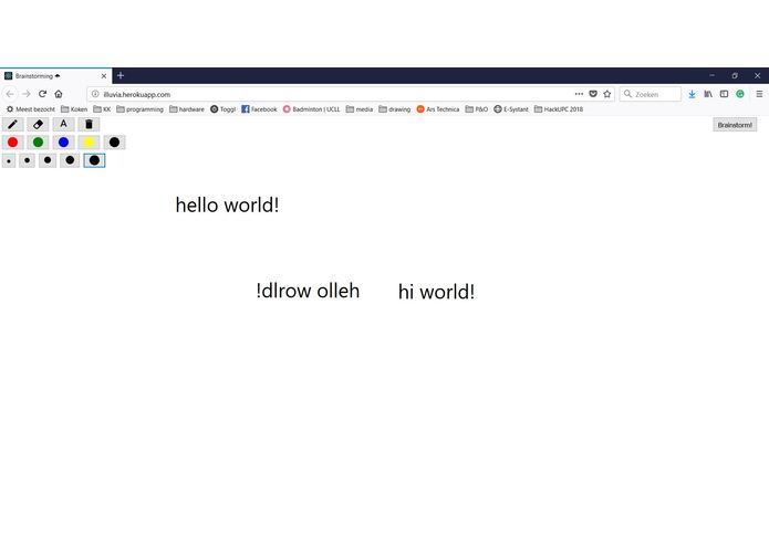 Illuvia: collaborative whiteboard for brainstorming – screenshot 1