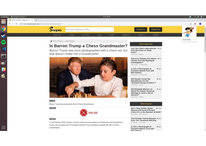 Pinocchio - Fake News Detector – screenshot 1