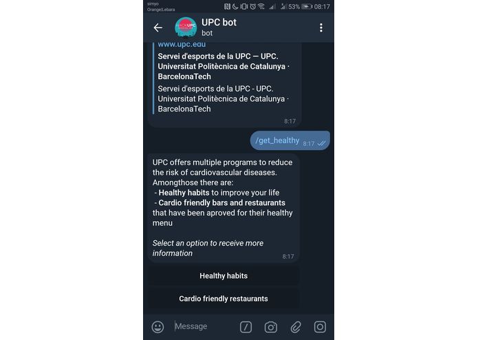 UPC helper bot – screenshot 10