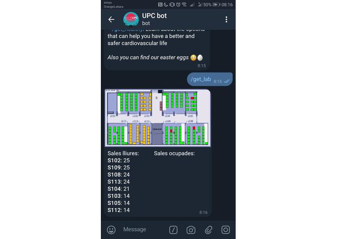 UPC helper bot – screenshot 3