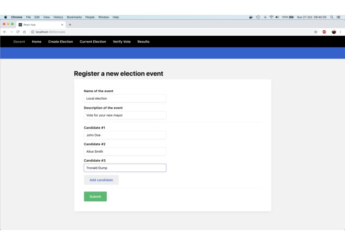 Decent Voting – screenshot 3