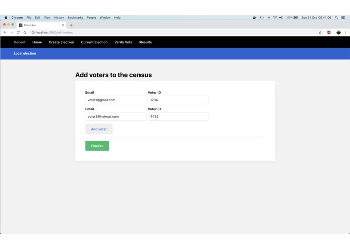 Decent Voting – screenshot 4