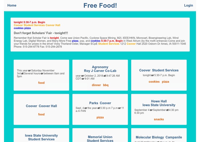 FreeFood – screenshot 1