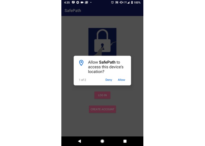 SafePath – screenshot 2