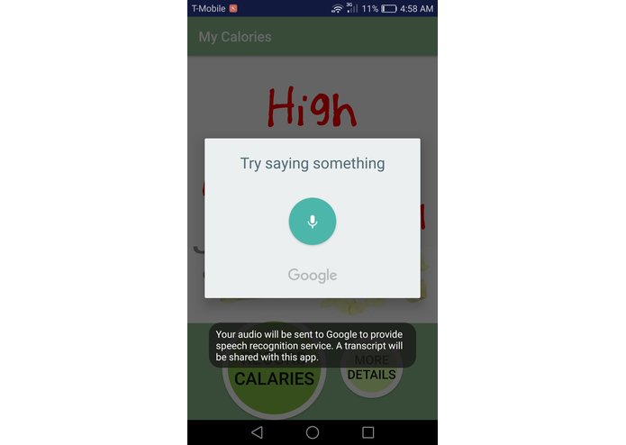 My Calories – screenshot 3