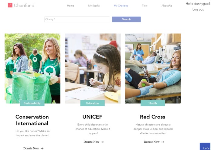 Charifund – screenshot 5