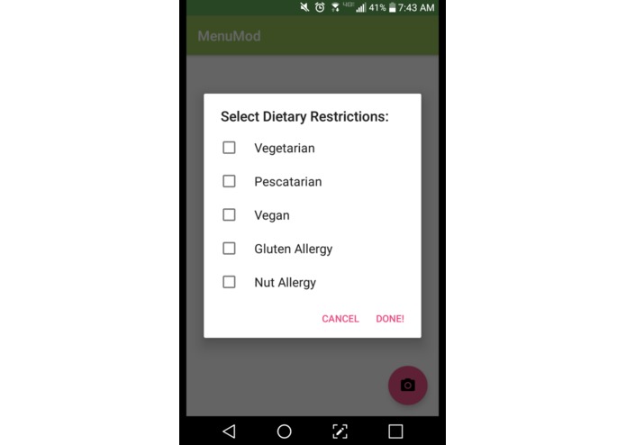 MenuMod – screenshot 2