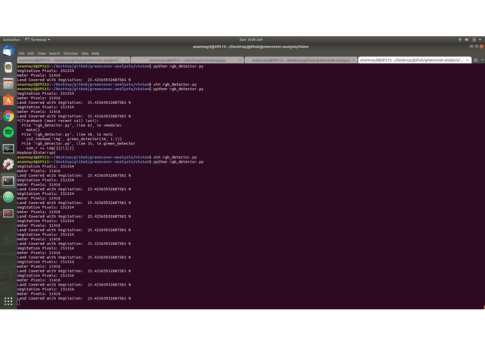 Urban Green Cover Analysis – screenshot 1