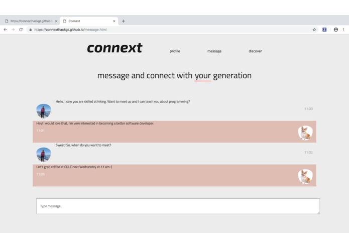 Connext – screenshot 3