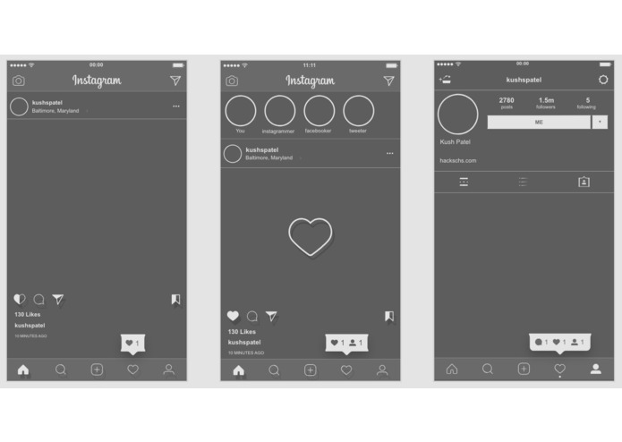 Instagram Dark Mode Design – screenshot 1