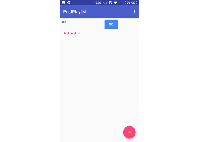 Post Playlist – screenshot 1