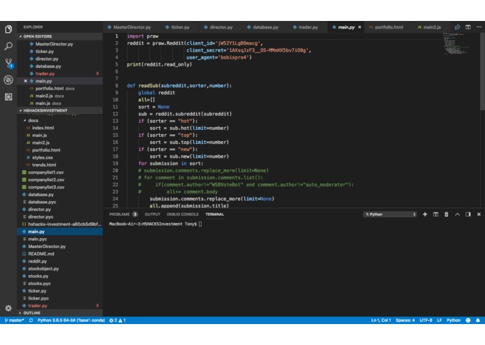 HSHACKSInvestment – screenshot 5