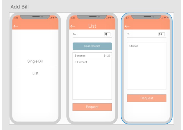 uOweMe – screenshot 2
