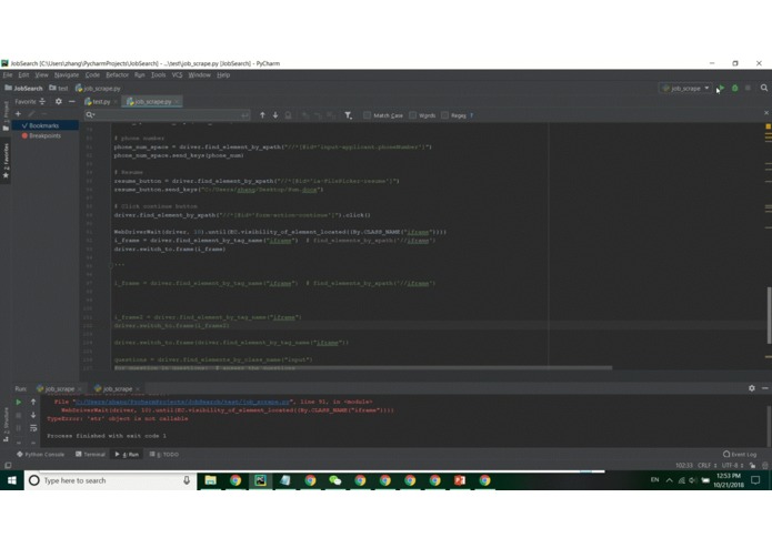 Job_search_engine – screenshot 1
