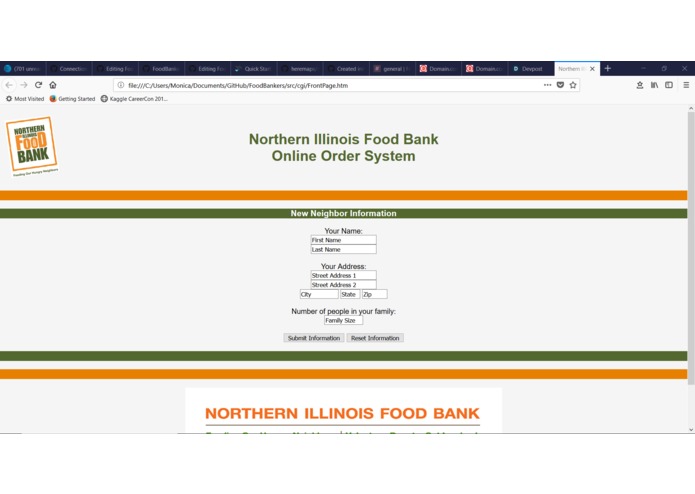 foodpantry2u.com – screenshot 1