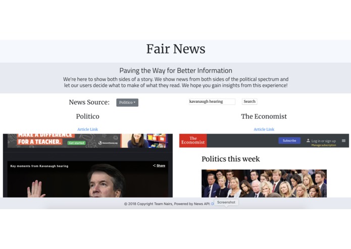 Fair News – screenshot 1