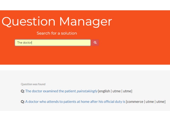 Question Manager – screenshot 3
