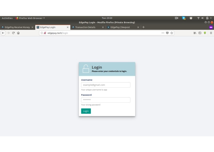 EdgePay – screenshot 1