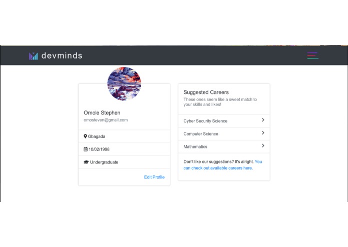 DevMinds – screenshot 3
