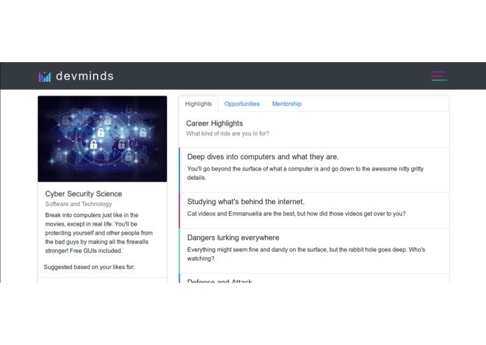 DevMinds – screenshot 4