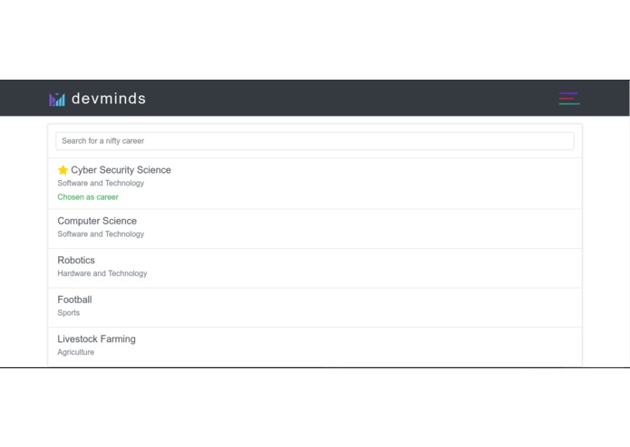 DevMinds – screenshot 5