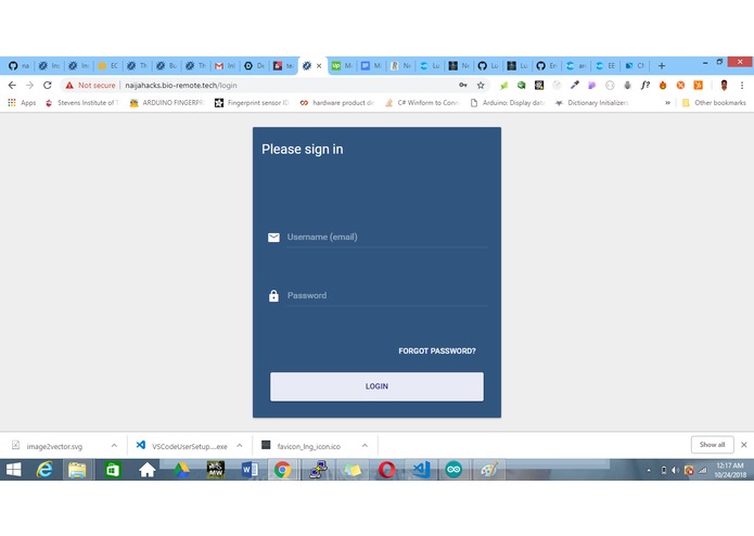 Bio-remote – screenshot 1