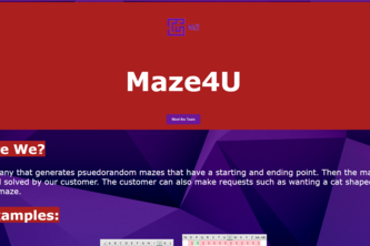 Maze For You - Website