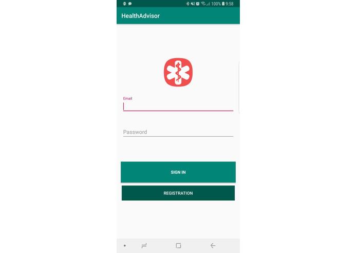 HealthAdvisor – screenshot 1