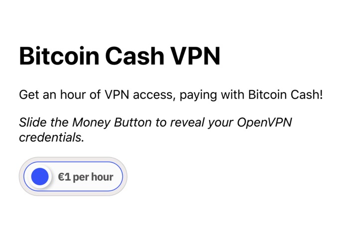 BCHVPN – screenshot 1