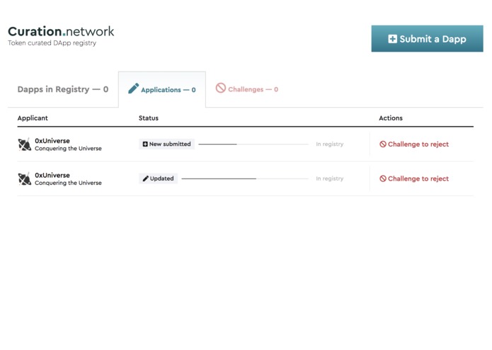 Community curated DApp registry – screenshot 3