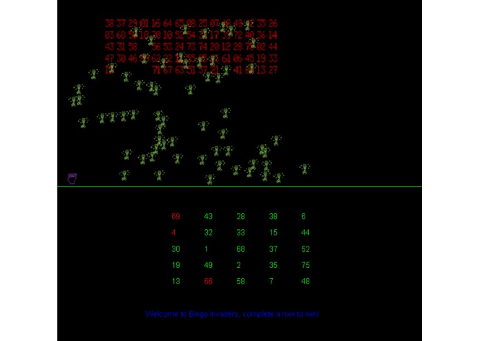 Bingo Invaders – screenshot 1