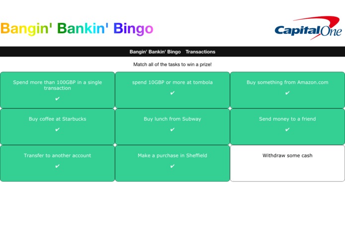 Bangin' Bankin' Bingo – screenshot 1