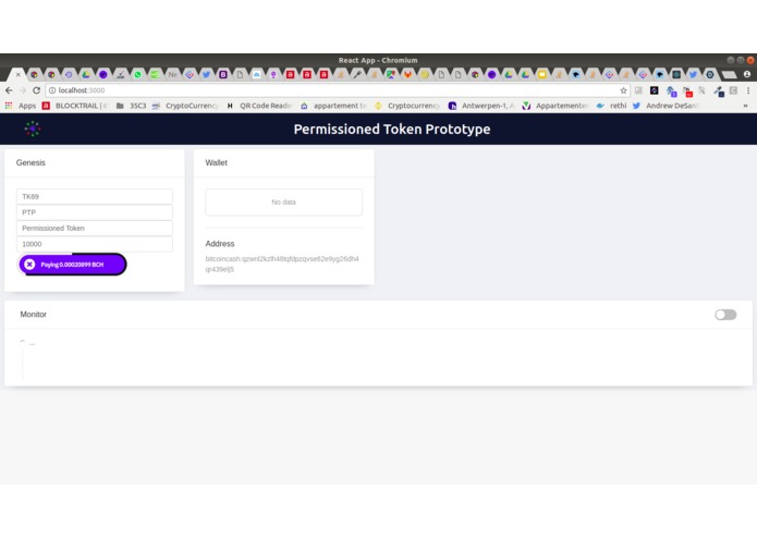 Permissioned Token Prototype [Bitcoin Cash track] – screenshot 13