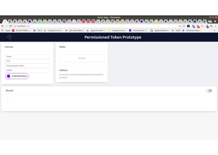 Permissioned Token Prototype [Bitcoin Cash track] – screenshot 14