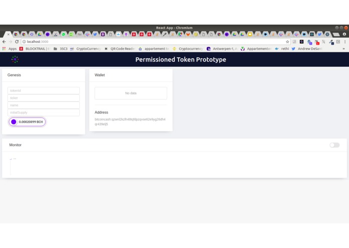 Permissioned Token Prototype [Bitcoin Cash track] – screenshot 16