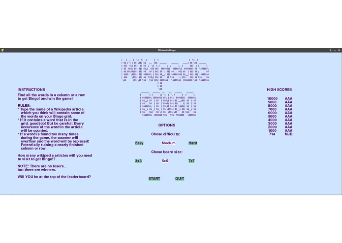 Wikipedia Bingo – screenshot 1