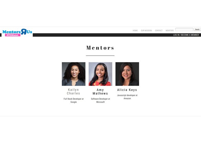 The STEMinist Mentor App – screenshot 2