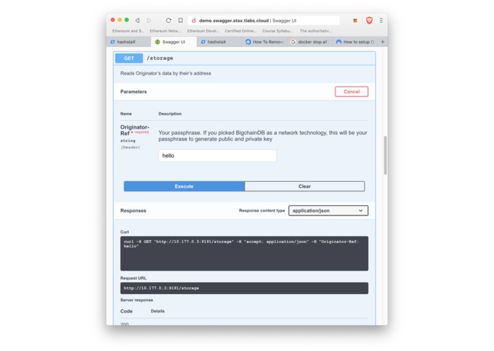 RPi to BlockchainDB – screenshot 11