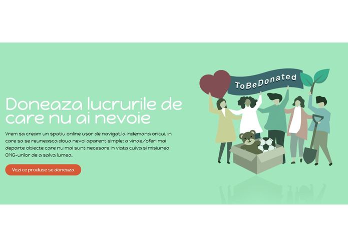 Tobedonated.ro – screenshot 1