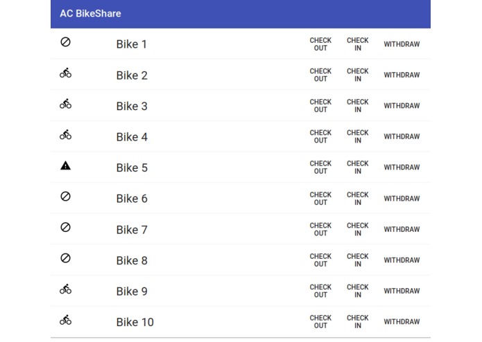 AC Bikeshare – screenshot 1