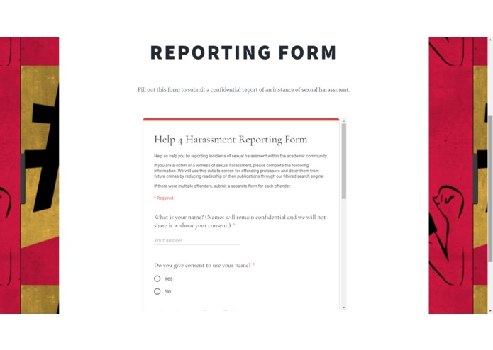 Help 4 Harassment – screenshot 3