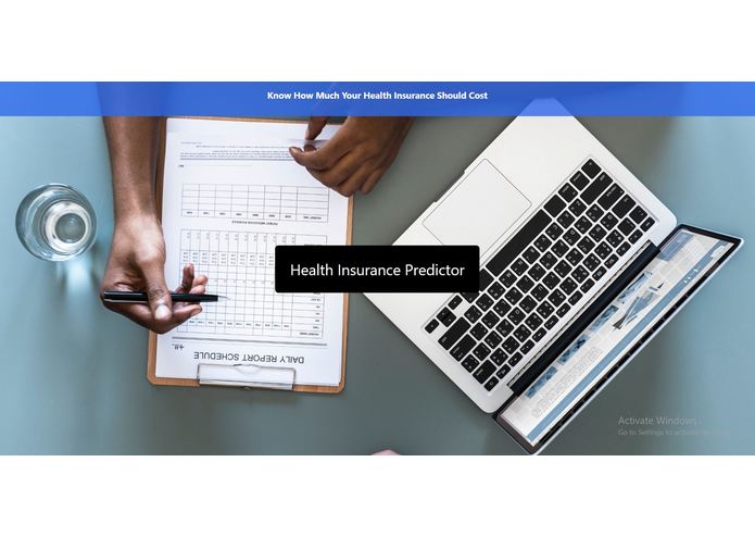 Health Insurance Price Predictor – screenshot 1