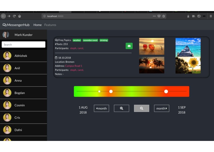 Message Hub – screenshot 2