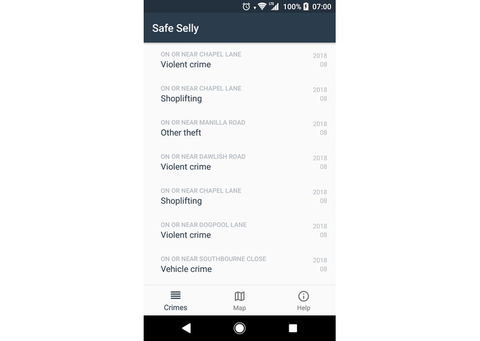 SafeSelly – screenshot 2