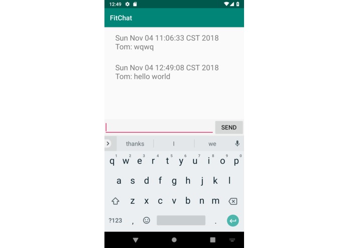 FitChat – screenshot 9